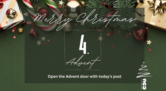 4th Advent Door: Merry Christmas and a Happy New Year
