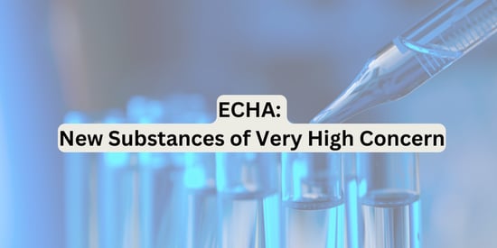 ECHA includes five hazardous chemicals in the Candidate List