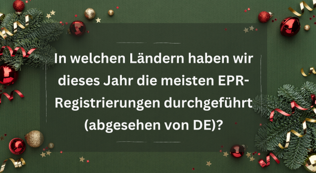 Meisten EPR Registrierungen
